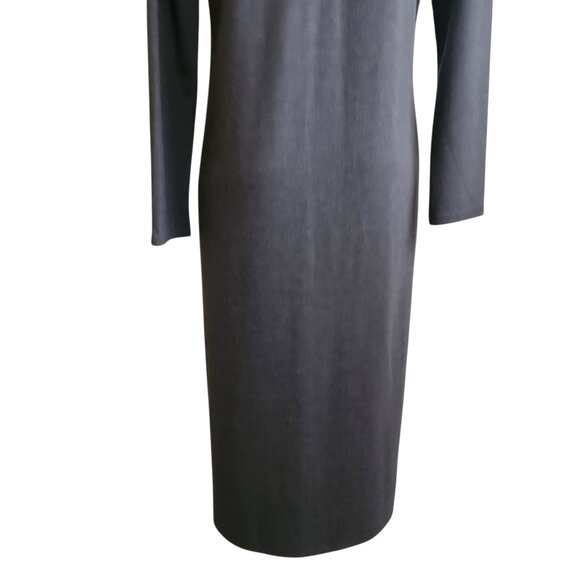 Vintage Long Cardigan Sweater Duster Coat Faux Fur Collar Long Sleeve Size Med - Picture 5 of 15